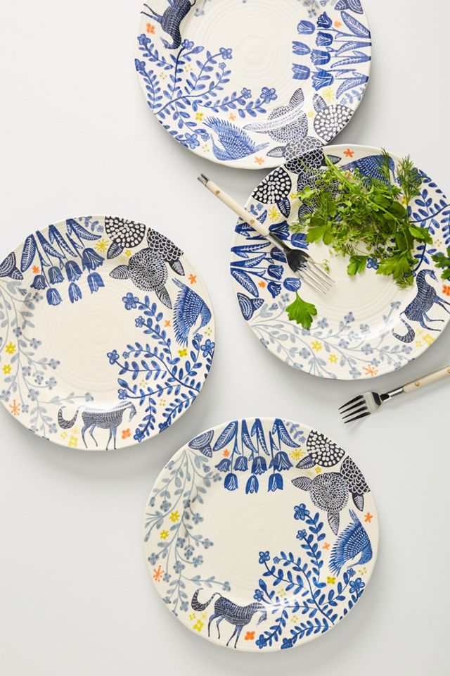 Saga Dinner Plates, Set of 4 #3