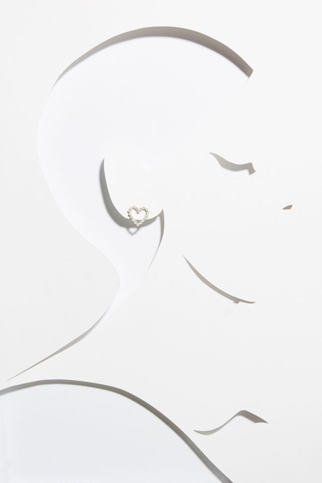 Heart Post Earring #2