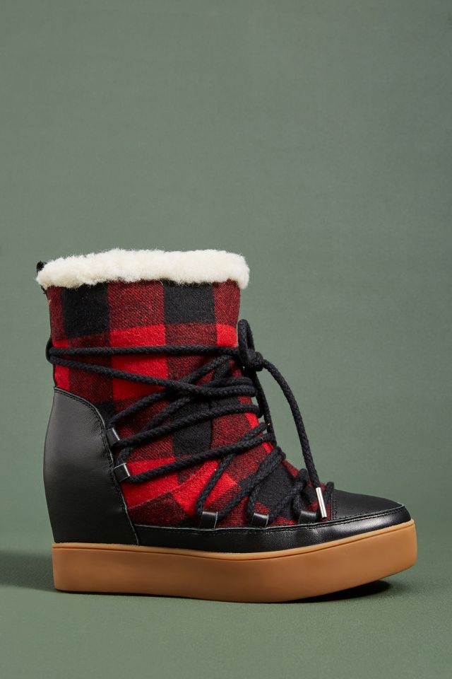 Anthropologie hidden cheap wedge booties