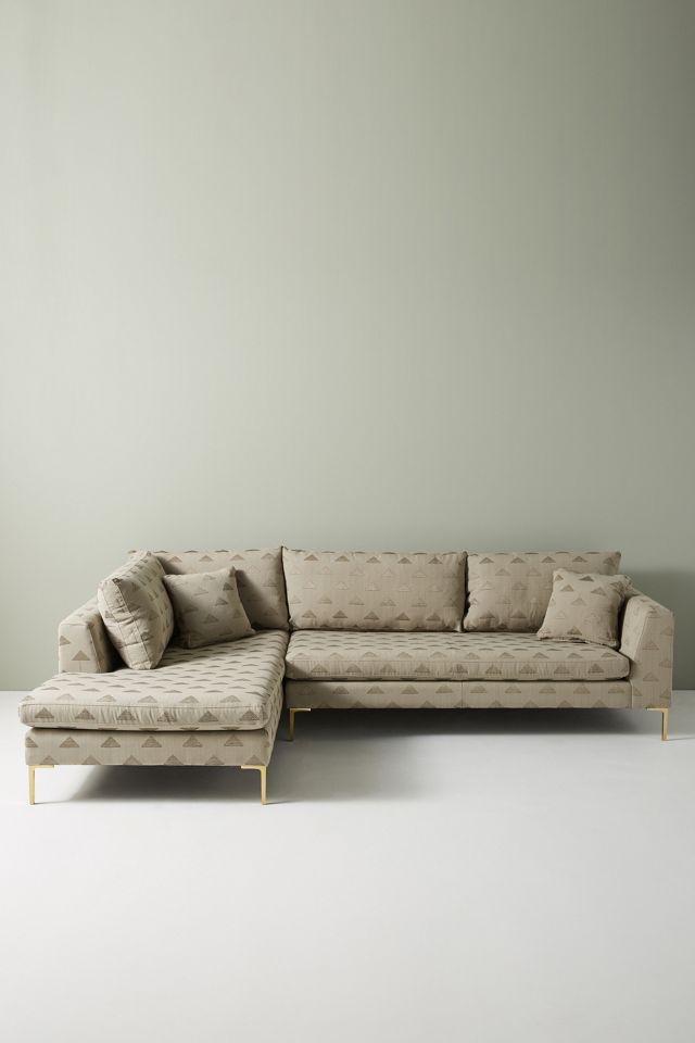 Geo-Metallic Edlyn Chaise Sectional, Left #1