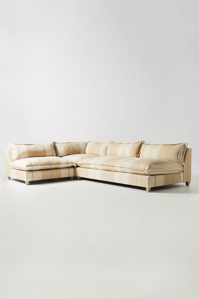 Peruvian Stripe Tassa L-Shaped Sectional #1