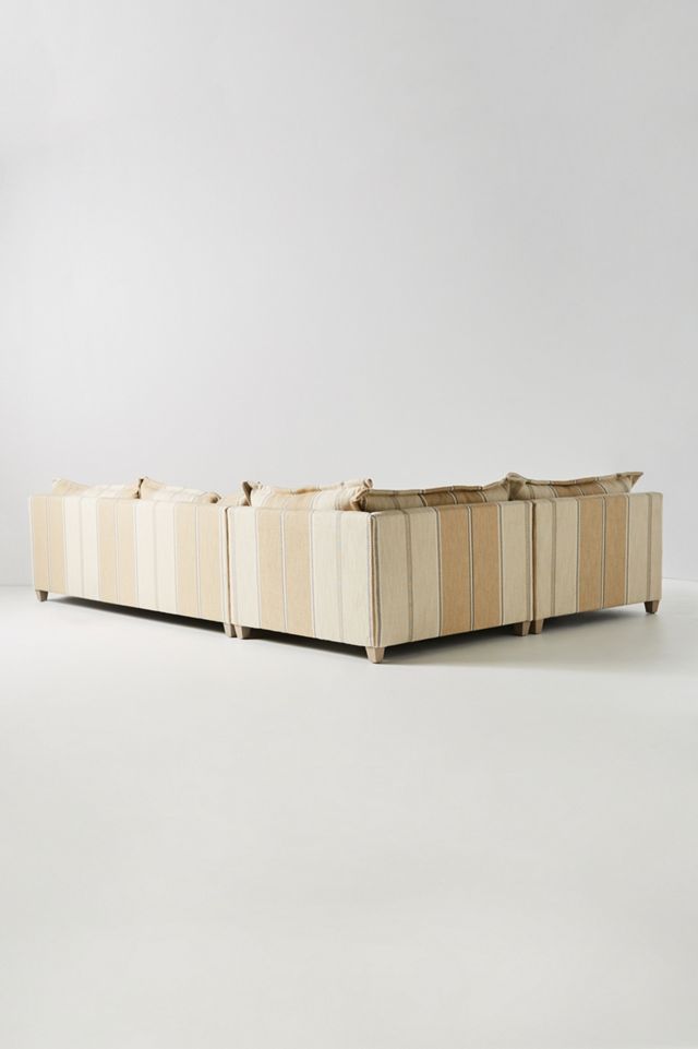 Peruvian Stripe Tassa L-Shaped Sectional #2