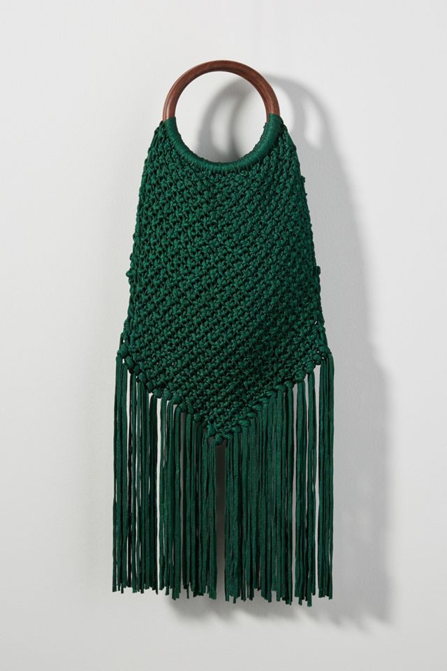 Anthropologie Ana Macrame Mini Clutch #1