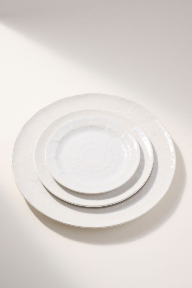 Old Havana Portuguese Stoneware Bread Plates, Set of 4 #1