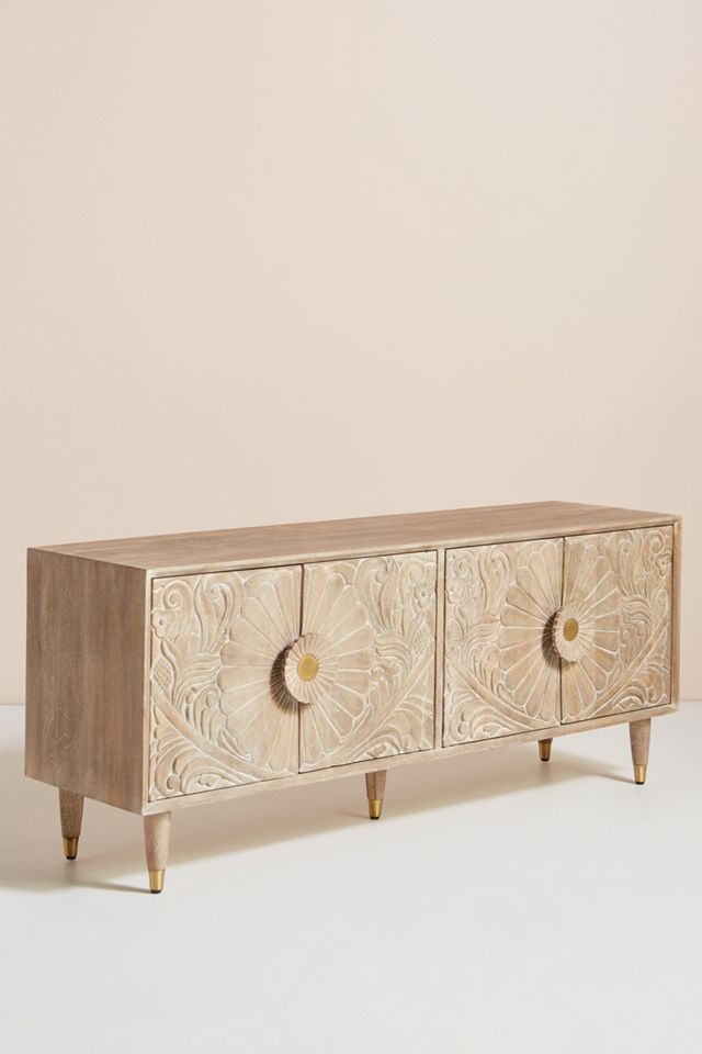 Handcarved Gulliver Media Console #2