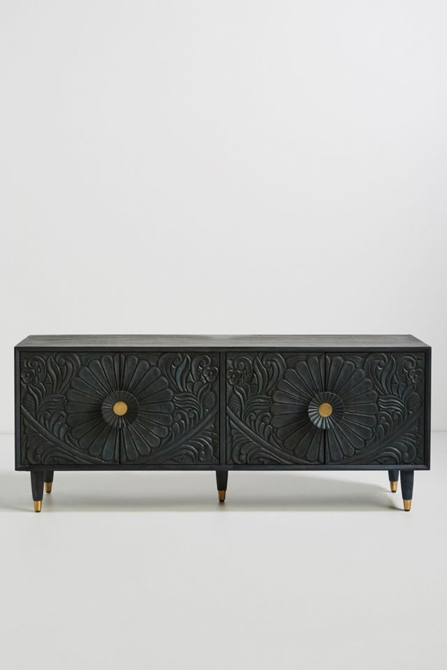 Handcarved Gulliver Media Console #1
