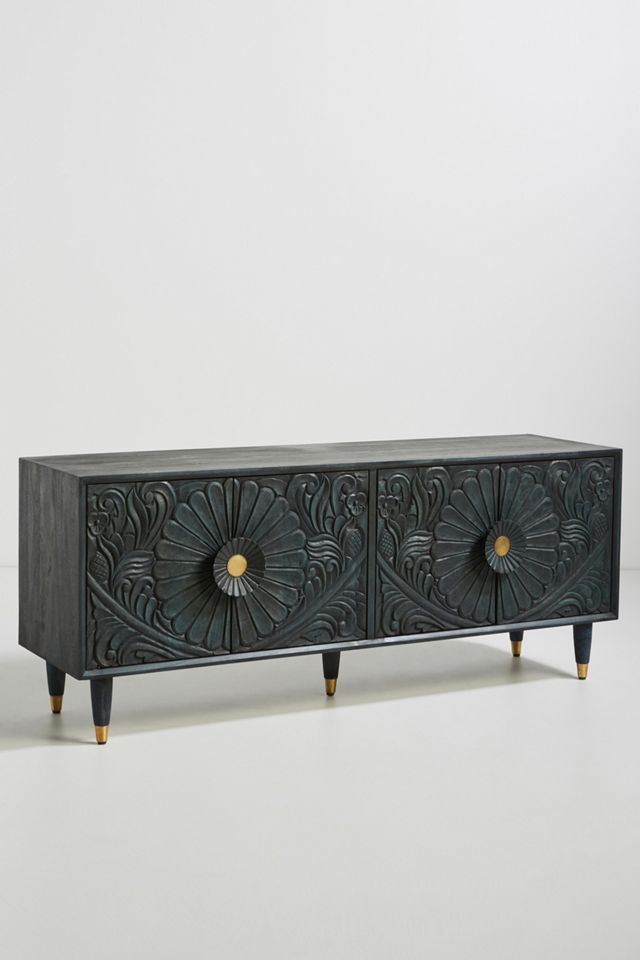 Handcarved Gulliver Media Console #2