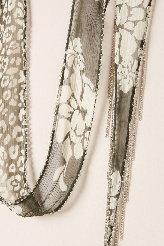 Skinny Patchwork Scarf #2