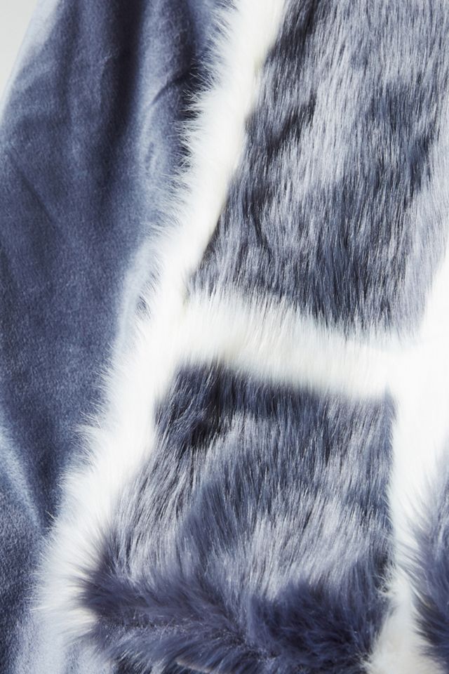 Marrion Faux Fur Throw Blanket #1