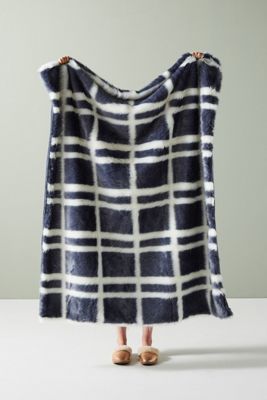 Marrion Faux Fur Throw Blanket