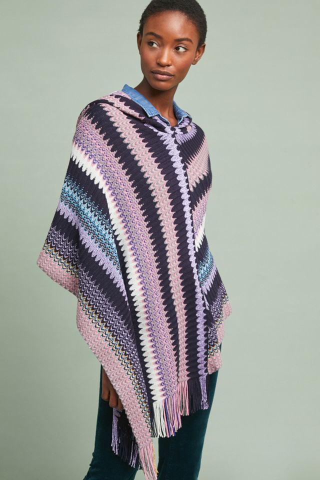 Danser fordel Installere Missoni Hooded Knit Poncho | Anthropologie