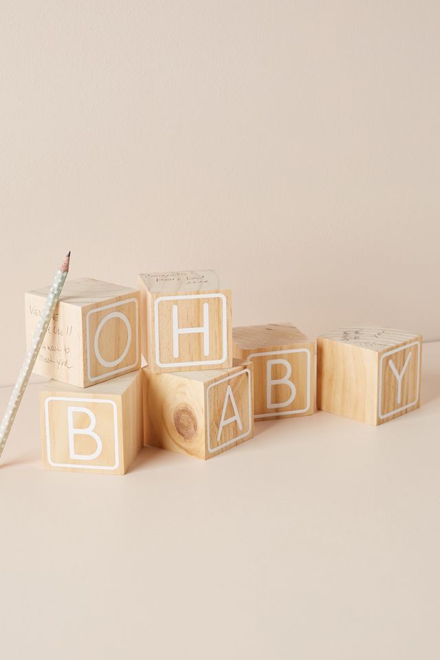 Oh baby wooden store blocks