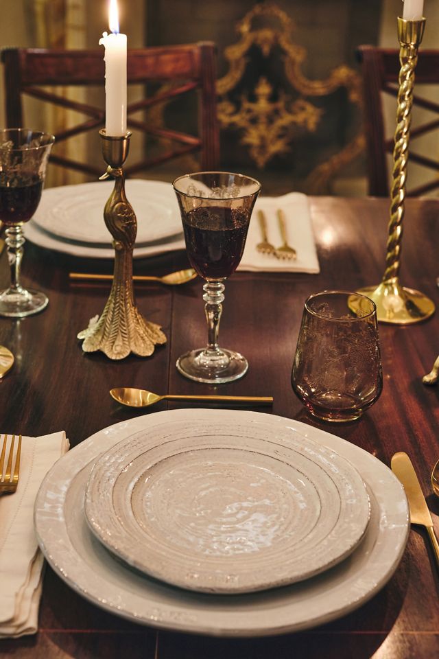 The Glenna Italian Earthenware Side Plates, Set of 4