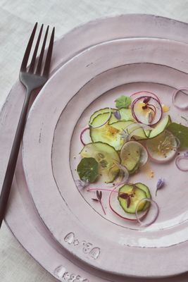 The Glenna Italian Earthenware Side Plates, Set of 4
