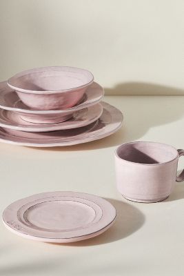 Anthropologie Glenna Side Plates, Set Of 4 By  In Pink Size S/4 Dst Pl