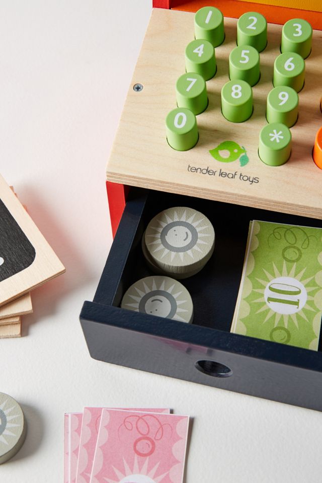 Wooden Cash Register Toy Set #2