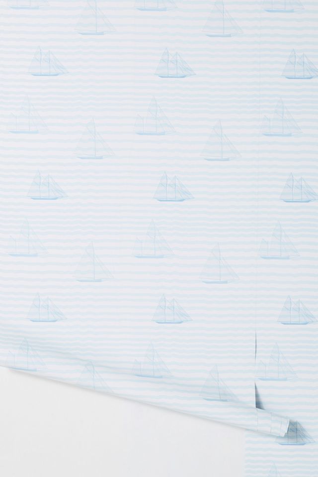 Sailboat Peel-and-Stick Wallpaper #1