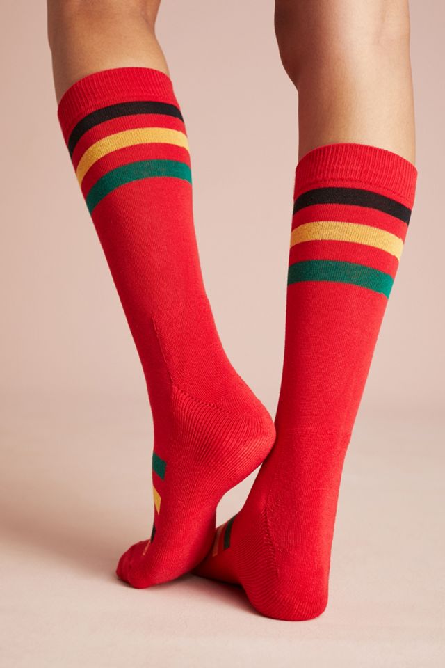 Rainier Striped Crew Socks #1