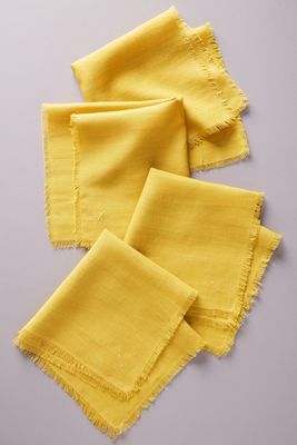 Fringed Napkins, Set of 4