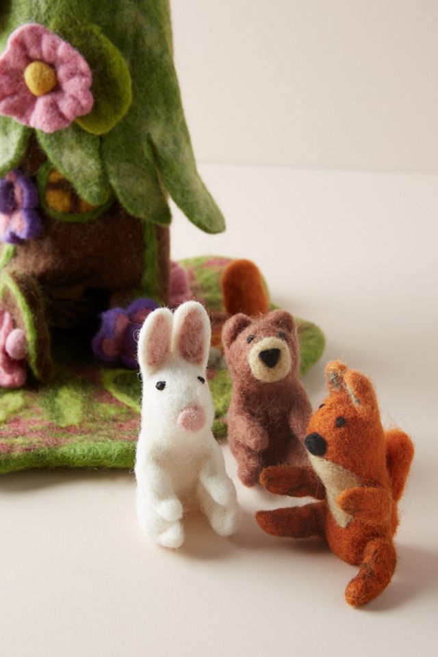 Gnome House & Finger Puppet Set #1
