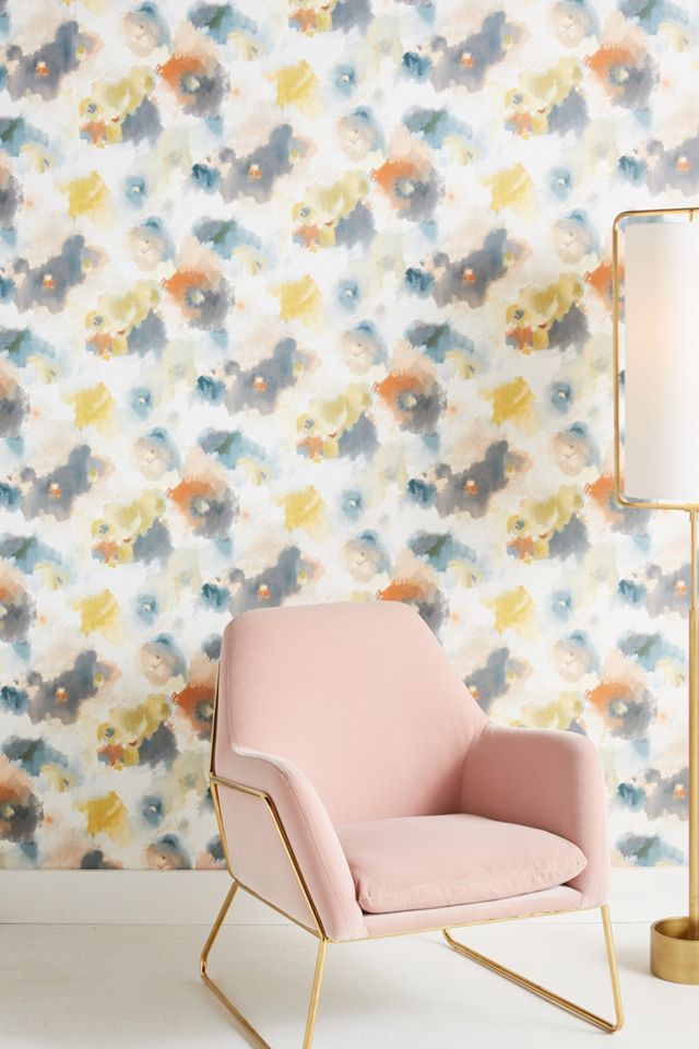 Impressionist Floral Wallpaper