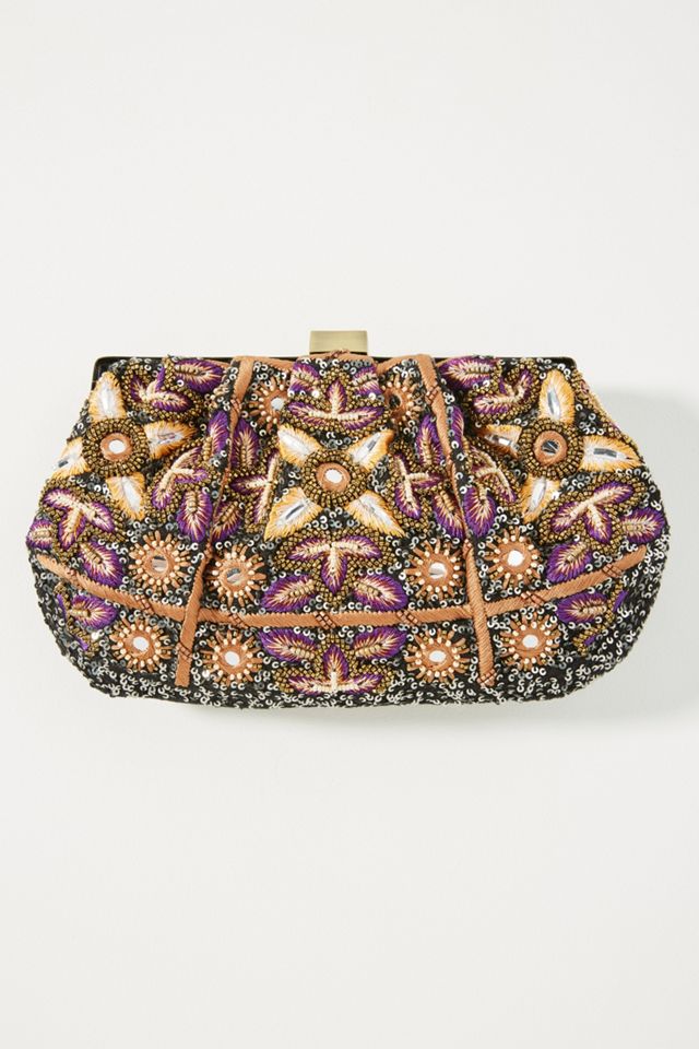 Anthropologie Paloma Beaded Clutch #1