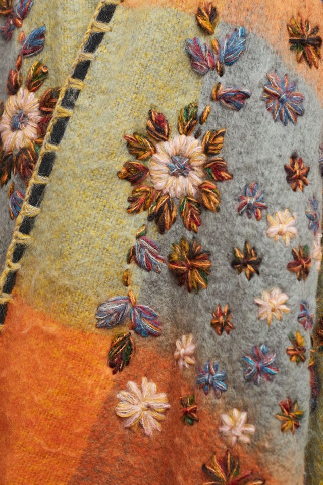 Embroidered Florals Kimono #1