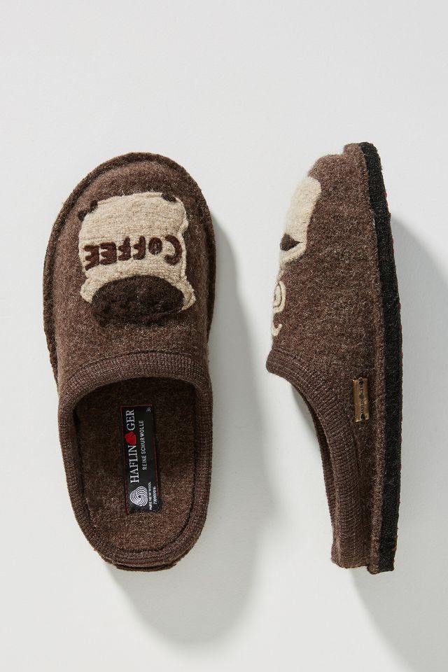 Haflinger discount coffee slippers