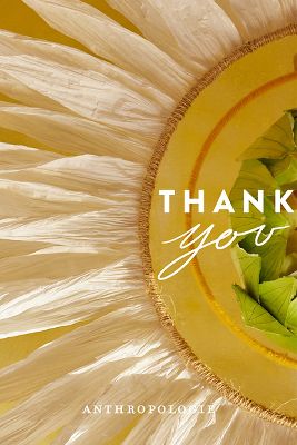 Thank You E-Gift Card | Anthropologie