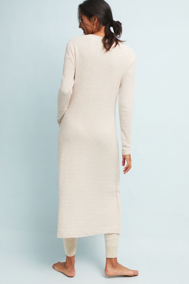 Waffle-Knit Cardigan #1