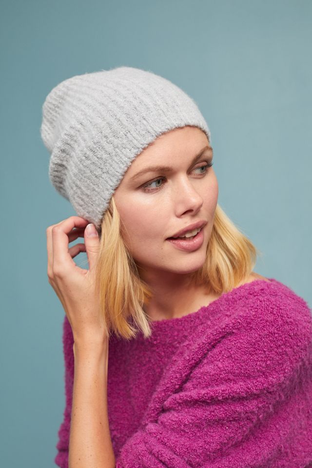 Fuzzy Ribbed Beanie Anthropologie
