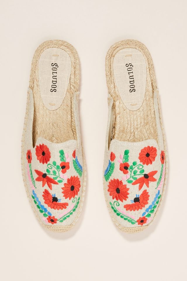 Soludos embroidered sale espadrilles