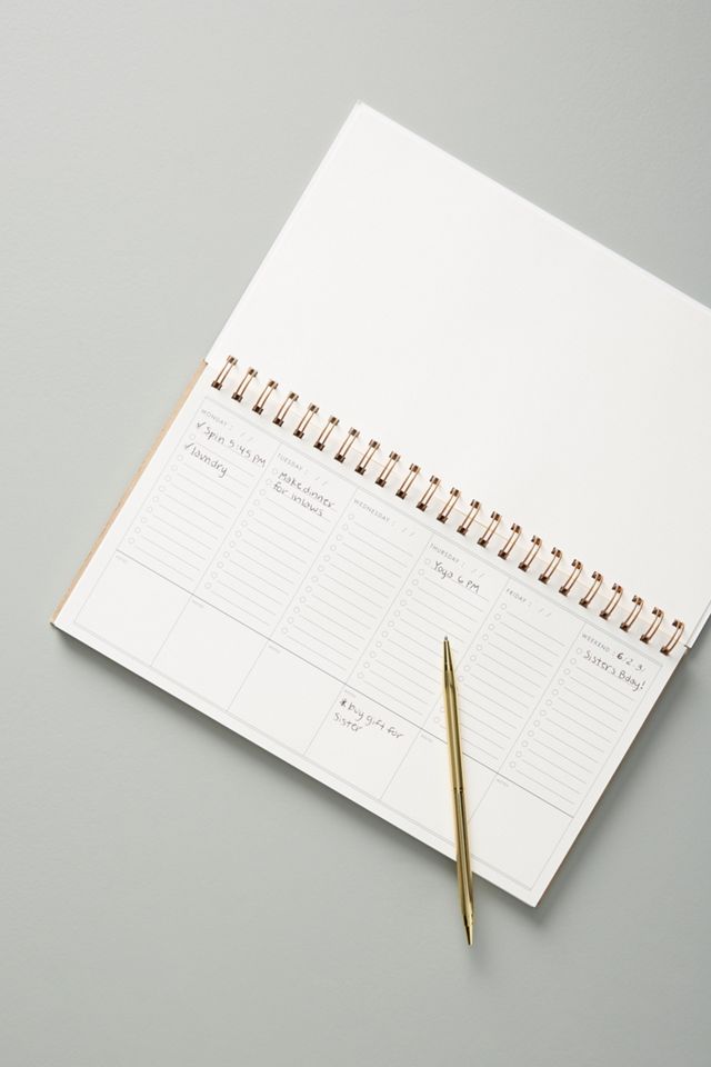 Succulent Weekly Desk Planner #1