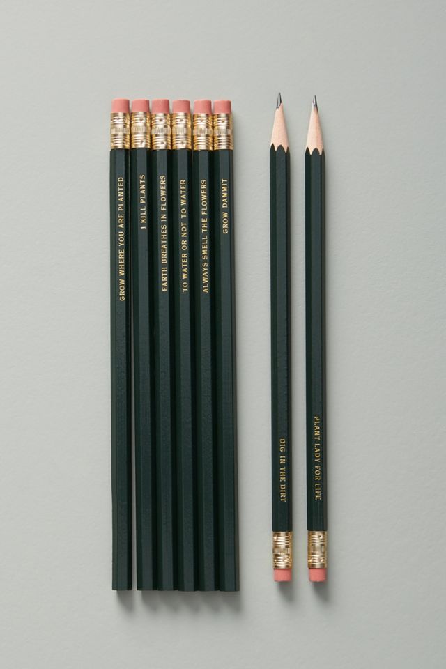 Plant Lovers Pencils, Set of 8 #1