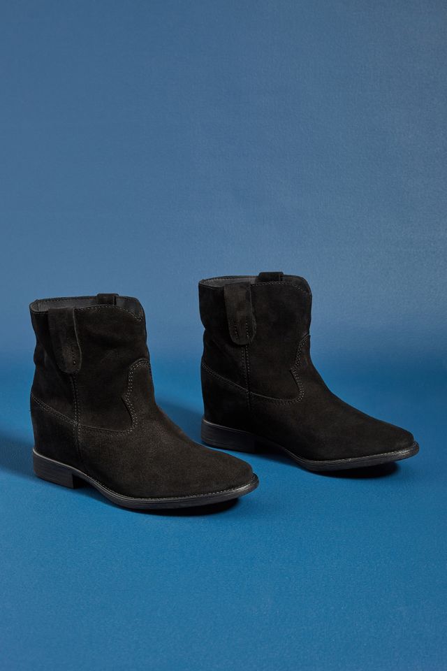 Hidden shop wedge bootie