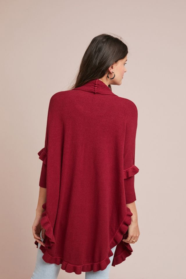 Ruffled Longline Kimono #1