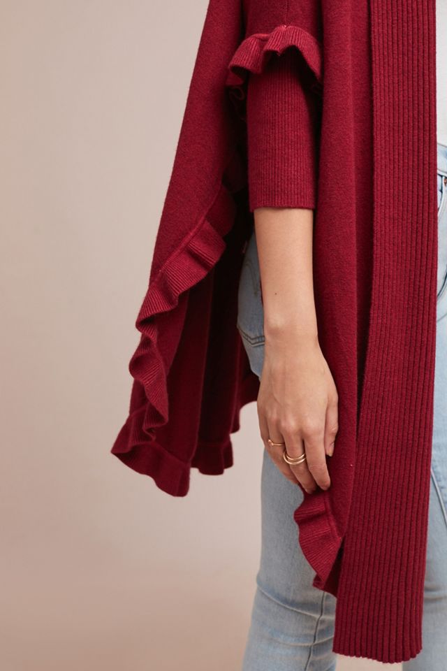 Ruffled Longline Kimono #2