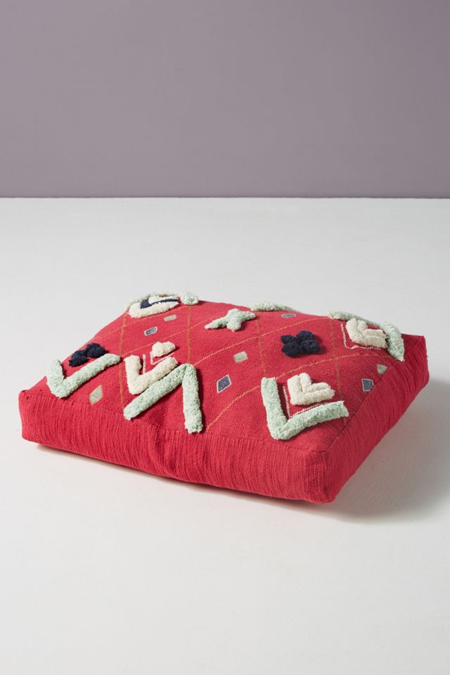 Plush Applique Dog Bed #1