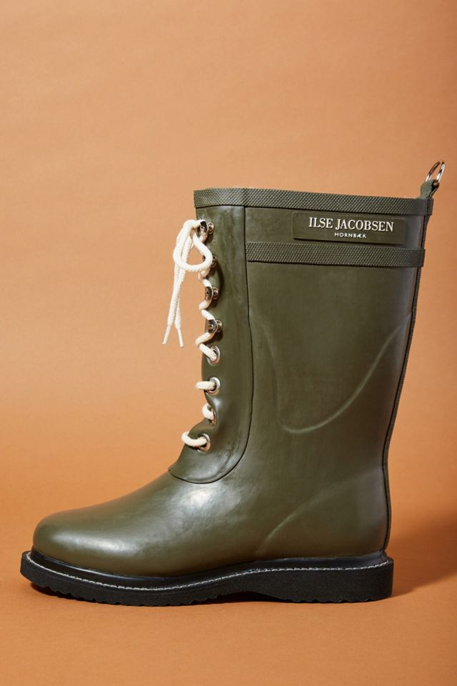 Ilse Jacobsen Lace-up Rain Boots #1