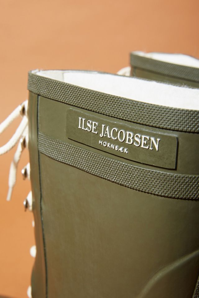 Ilse Jacobsen Lace-up Rain Boots #4