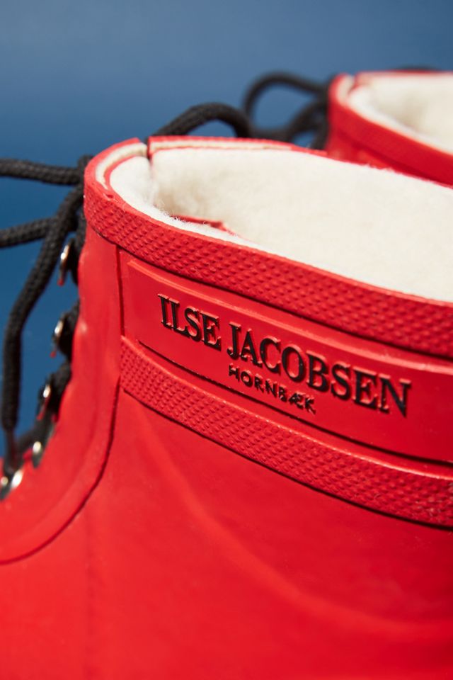 Ilse Jacobsen Short Lace-up Rain Boots #4