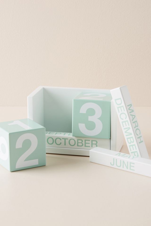 Wooden Desk Calendar #1