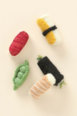 Sushi Cat Toys, Set of 5