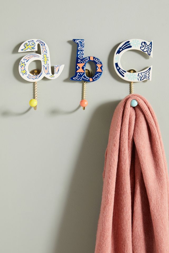 Handpainted Monogram Hook