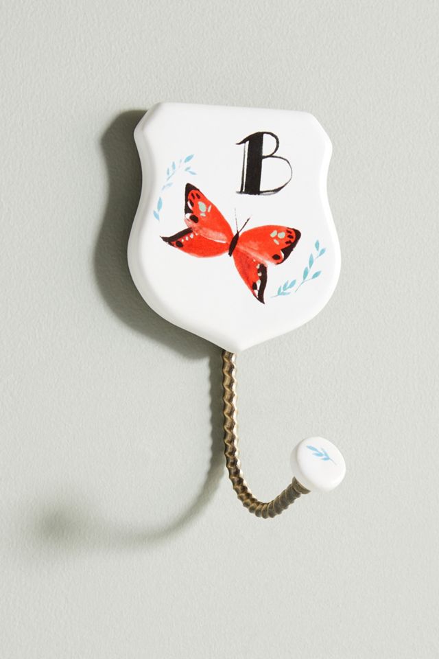 Artful Animal Monogram Hook #1