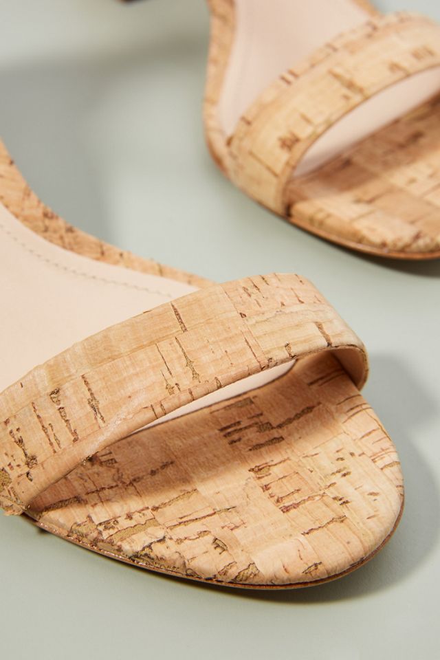 Schutz Chimes Cork Heeled Sandals #2