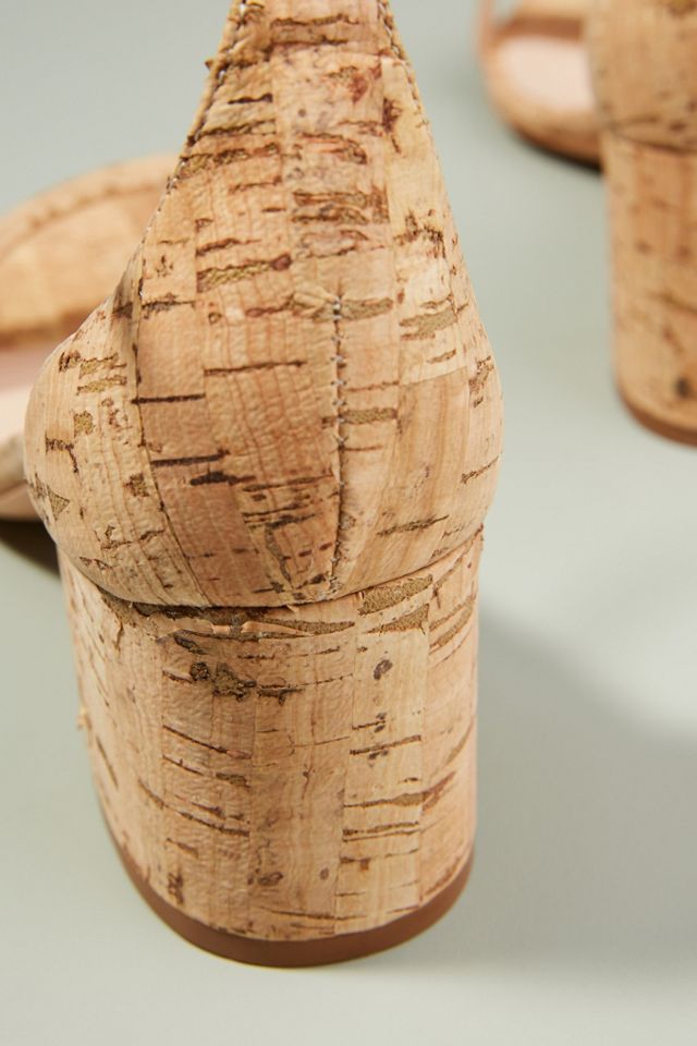 Schutz Chimes Cork Heeled Sandals #3