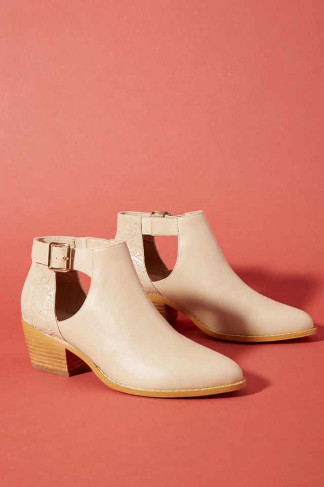 Anthropologie Cutout Booties #1