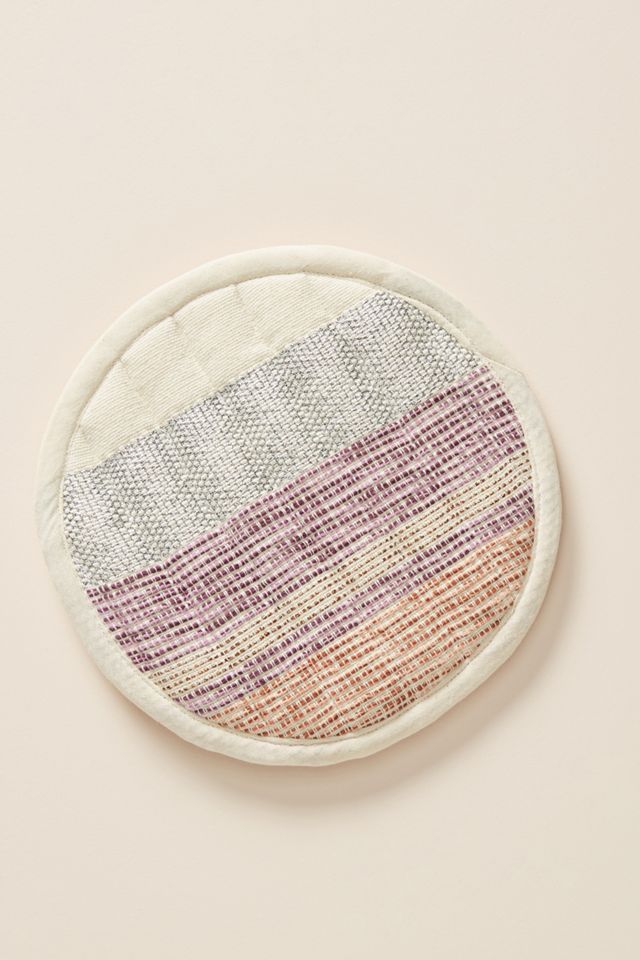 Jess Feury Textured Stripe Pot Holder #1