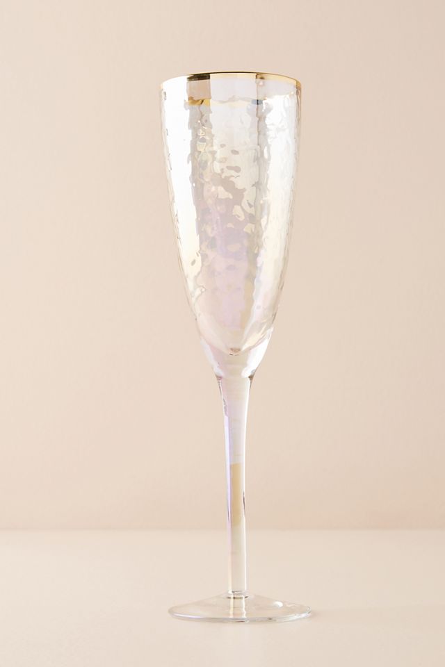 Zaza Lustered Flutes, Set of 4 #1